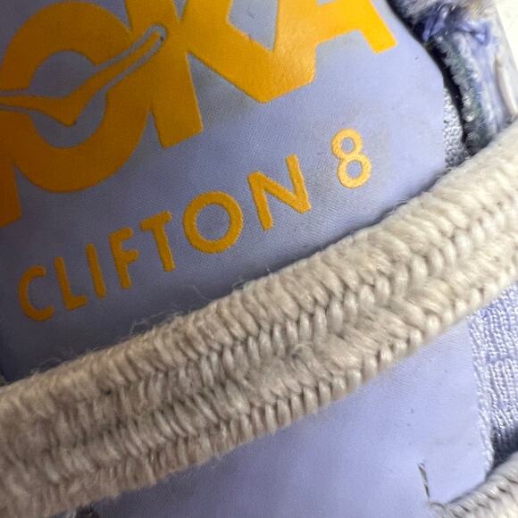 Hoka One One Clifton 8 Baby Lavendar‎ Green 1119394  Powersteps Insoles 10.5 - Picture 11 of 14